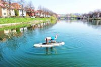 Sport, Drohne, Tübingen, Neckar, Standup, Sup, Coachmitch, Wasser